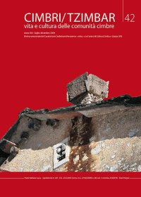 Immagine copertina libro Cimbri-Tzimbar. Vita e culture delle comunità cimbre. Vol. 42