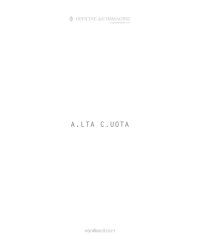 Immagine copertina libro Alessandro Cannistra. A.lta C.uota. Ediz. illustrata