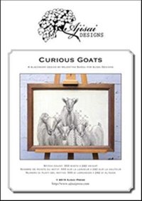 Immagine copertina libro Curious goats. Blackwork design. Ediz. italiana, francese e inglese