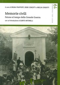 Immagine copertina libro Memorie civili. Patone al tempo della grande guerra