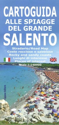 Immagine copertina libro Cartoguida alle spiagge del grande Salento