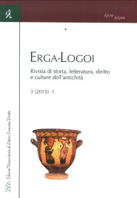 Immagine copertina libro Erga-logoi. Rivista di storia, letteratura, diritto e culture dell'antichità (2015). Ediz. italiana e inglese. Vol. 3