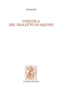 Immagine copertina libro Fonetica del dialetto di Aquino
