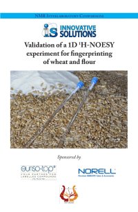 Immagine copertina libro Validation of a 1D 1H-Noesy experiment for fingerprinting of wheat and flour