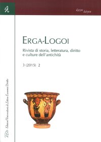 Immagine copertina libro Erga-logoi. Rivista di storia, letteratura, diritto e culture dell'antichità (2015). Ediz. italiana, francese e spagnola. Vol. 3