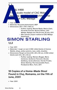 Immagine copertina libro Simon Starling: A-Z. Ediz. illustrata
