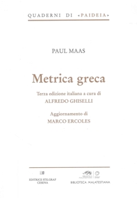 Immagine copertina libro Metrica greca