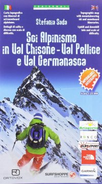Immagine copertina libro Carta n. 97. Sci alpinismo in Val Chisone, Val Pellice e Val Germanasca 1:25000