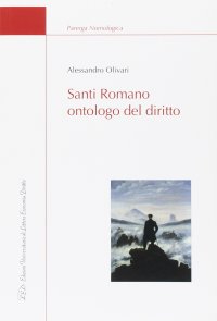 Immagine copertina libro Santi Romano ontologo del diritto