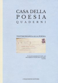 Immagine copertina libro Testimonianza alla poesia. Ediz. a colori