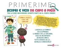 Immagine copertina libro Primerime. Scopri e vedi da capo a piedi. Tra le rime indoviniamo quante parti ha il corpo umano! Ediz. a colori