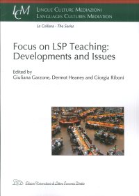 Immagine copertina libro Focus on LSP teaching: developments and issues