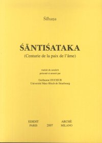 Immagine copertina libro Santisataka (centurie de la paix de l'âme). Ediz. francese