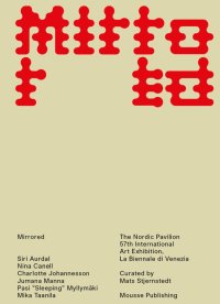 Immagine copertina libro Mirrored: Siri Aurdal, Nina Canell, Charlotte Johannesson, Jumana Manna, Pasi «Sleeping» Myllymäki, Mika Taanila. The Nordic Pavilion 57th international art exhibition. La Biennale di Venezia
