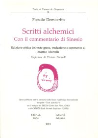 Immagine copertina libro Scritti alchemici. Con il Commentario di Sinesio