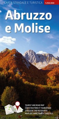 Immagine copertina libro Carta stradale e turistica plastificata. Abruzzo e Molise. 1:250.000