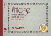 Immagine copertina libro Vintage cross stitch. Flowers. Fiori. Ediz. italiana, inglese e francese