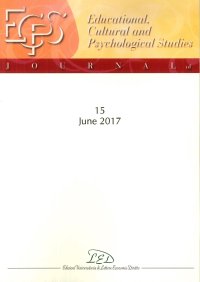 Immagine copertina libro Journal of educational, cultural and psychological studies (ECPS Journal). Ediz. italiana e inglese (2017). Vol. 15