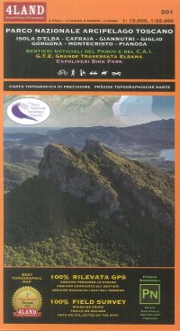 Immagine copertina libro Parco Nazionale Arcipelago Toscano. Isola d'Elba 1:25.000. Capraia. Giannutri. Giglio. Gorgona. Montecristo. Pianosa 1:15.000. Ediz. italiana e inglese