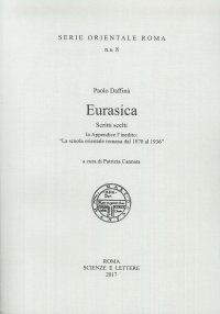 Immagine copertina libro Eurasica. Scritti scelti