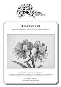 Immagine copertina libro Amaryllis. A blackwork design. Ediz. italiana, inglese e francese