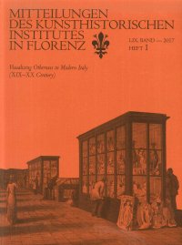 Immagine copertina libro Mitteilungen des Kunsthistorischen Institutes in Florenz. LIX. Heft 1. 2017 Visualizing Otherness in Modern Italy (XIX-XX Century)