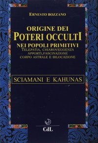 Immagine copertina libro Origine dei poteri occulti nei popoli primitivi