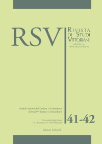 Immagine copertina libro RSV. Rivista di studi vittoriani. Vol. 41-42