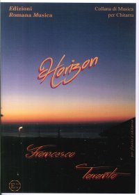 Immagine copertina libro Francesco Taranto. Horizon. Musica per Chitarra e flauto. Erom 0122