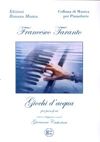 Immagine copertina libro Francesco Taranto. Giochi d'Acqua. musica per pianoforte. Erom 0019