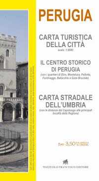 Immagine copertina libro Perugia. Carta turistica città 1:6000. Il centro storico di Perugia