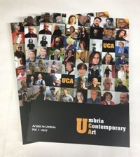 Immagine copertina libro Uca. Umbria contemporary art. Artisti in Umbria. Vol. 1