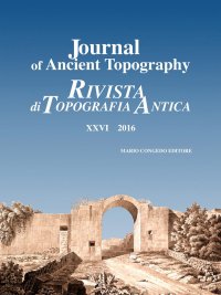 Immagine copertina libro Journal of ancient topography-Rivista di topografia antica (2016). Vol. 26