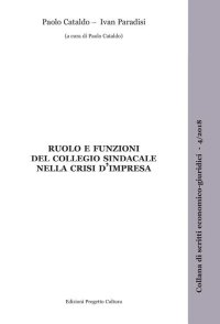 Immagine copertina libro Ruolo e funzioni del collegio sindacale nella crisi d'impresa