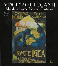 Immagine copertina libro Vincenzo Ceccanti. Manifesti liberty, vetrate, cartoline