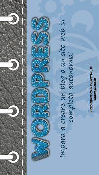 Immagine copertina libro WordPress. Impara a creare un blog o un sito web in completa autonomia. Video didattico in chiavetta usb