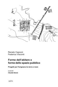 Immagine copertina libro Forme dell'abitare e forme dello spazio pubblico. Progetti per Favignana tra terra e mare