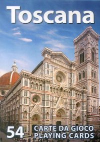 Immagine copertina libro Toscana. 54 Carte Da Gioco. Playng Card. Mazzo Blu