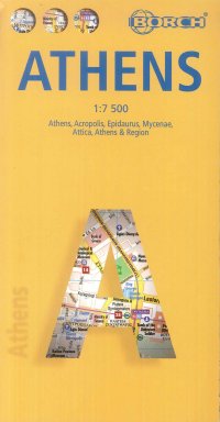 Immagine copertina libro Map Borch. Athens 1:7 500