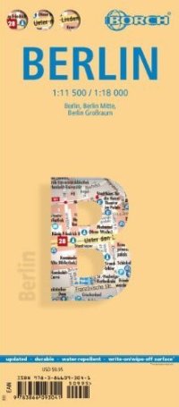 Immagine copertina libro Berlin. Map 1: 11.500 / 1: 18.000