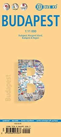 Immagine copertina libro Budapest. Map 1:11 000