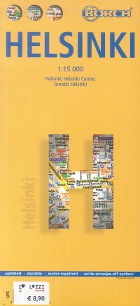 Immagine copertina libro Helsinki. Map Borch 1:15.000