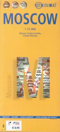 Immagine copertina libro Moscow map. 1:15 000