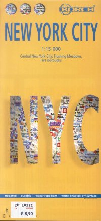 Immagine copertina libro Map Borch. New York 1:15 000