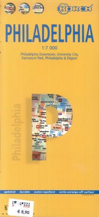 Immagine copertina libro Mappa Borch Philadelphia 1:7 000