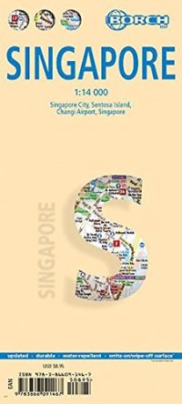 Immagine copertina libro Singapore. Map 1:14 000