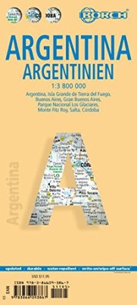 Immagine copertina libro Argentina. Argentinien. Map 1. 3.800.000