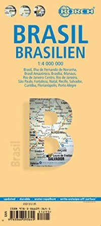Immagine copertina libro Brazil, Brasil, Brasilien. Map 1:4 000 000