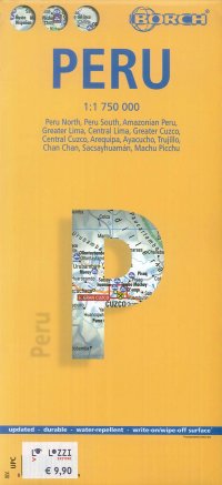 Immagine copertina libro Map Borch Peru' 1:1 750 000