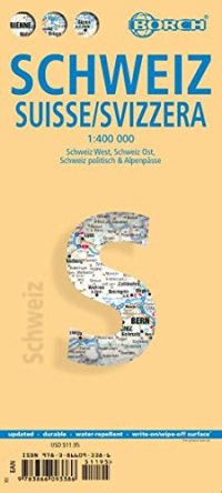 Immagine copertina libro Schweiz. Suisse. Svizzera map 1:400 000
